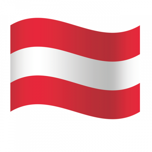 Bandiera nazionale Foglio magnetico 300 x 200 mm - AUSTRIA