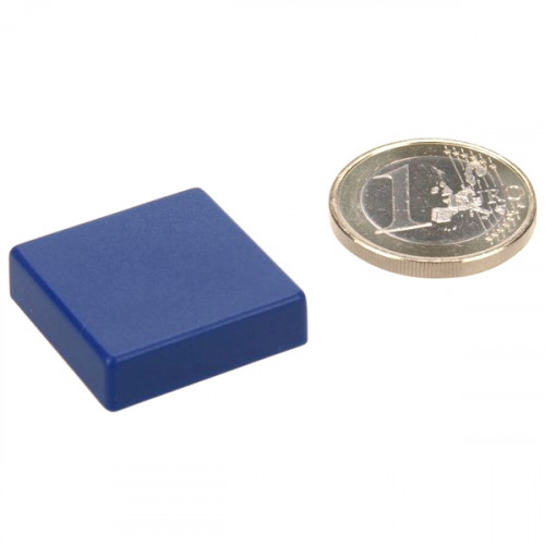 Magnete memo 24 x 24 x 7 mm rettangolare FERRITE (forza di aderenza normale) - aderenza 650 g