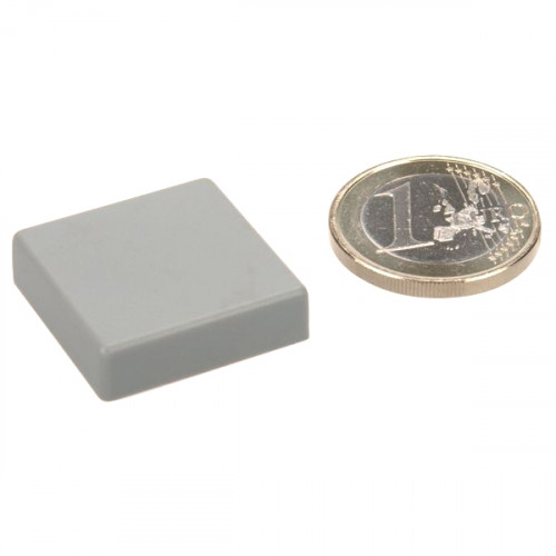 Magnete memo 24 x 24 x 7 mm rettangolare FERRITE (forza di aderenza normale) - aderenza 650 g